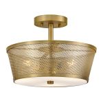 Medium Semi-Flush Mount