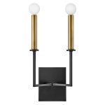 Medium Two Light Tall Sconce