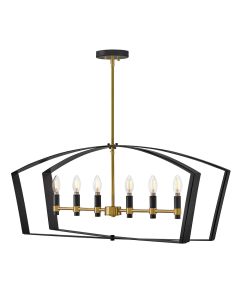Large Six Light Linear